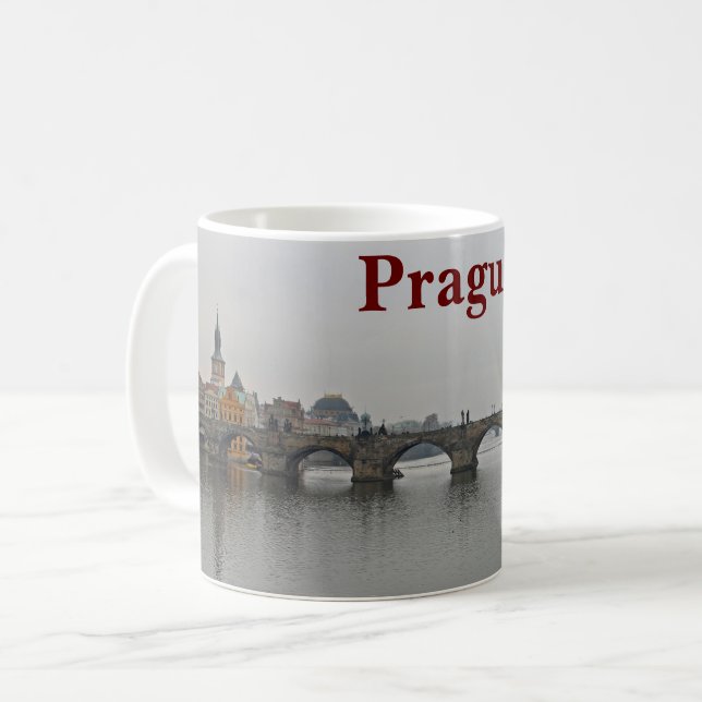 Charles Bridge, Prague Coffee Mug (Front Left)