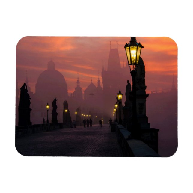 Charles Bridge Prague Magnet (Horizontal)