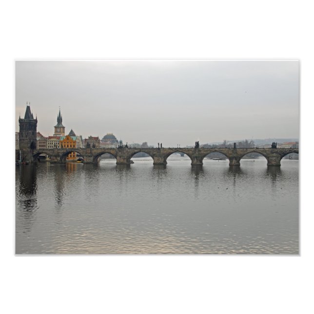 Charles Bridge, Prague Photo Print (Front)