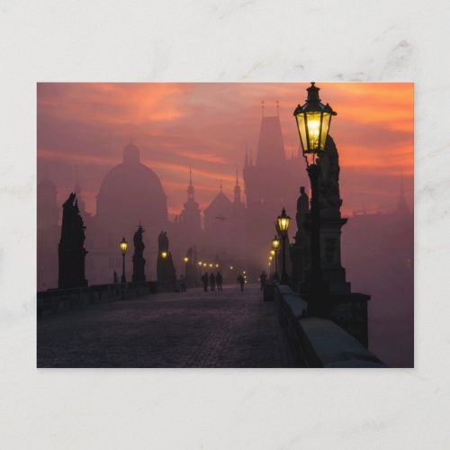 Charles Bridge Prague Postcard