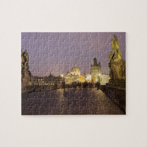 Charles Bridge Prague souvenir photo Jigsaw Puzzle