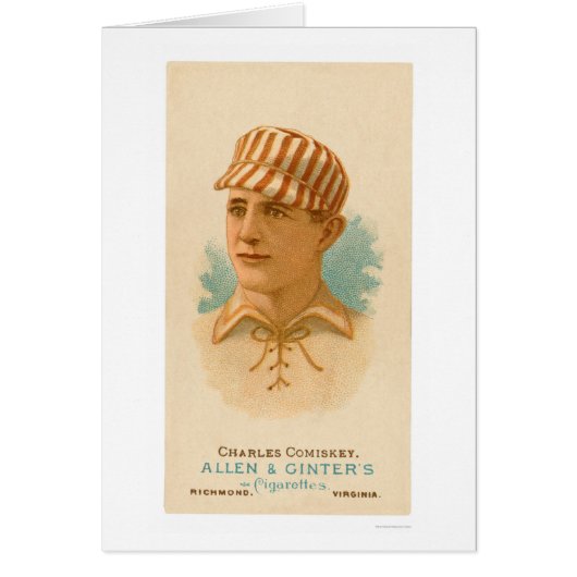 Charles Comiskey Baseball 1887 Cards (Front)