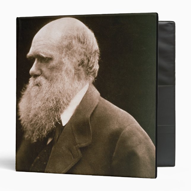 Charles Darwin (1809-82) (photo) Binder (Front/Inside)