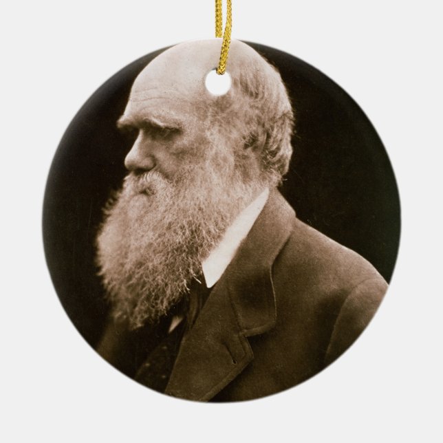 Charles Darwin (1809-82) (photo) Ceramic Ornament (Front)