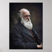 Charles Darwin 1878 Colorized