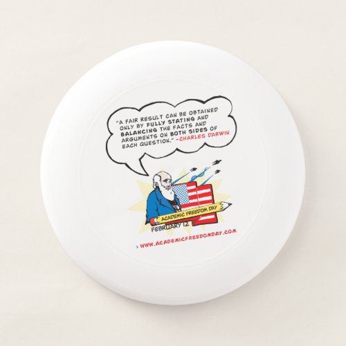 Charles Darwin Academic Freedom Wham_O Frisbee