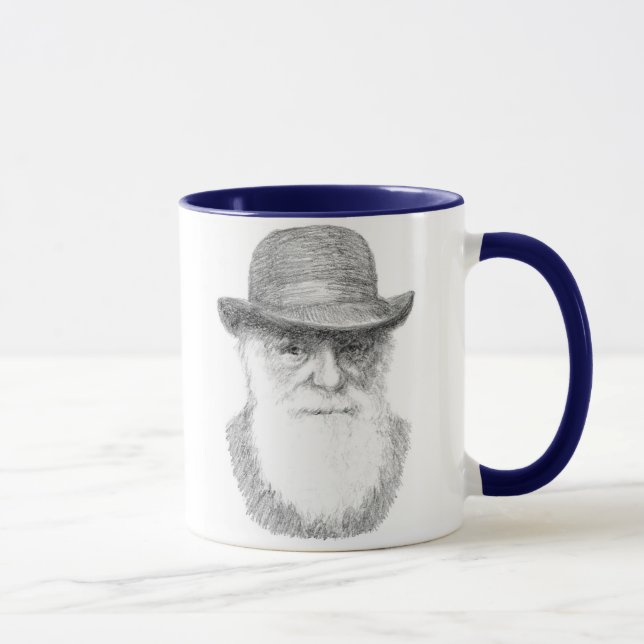 Charles Darwin - Adaptable quote Mug (Right)