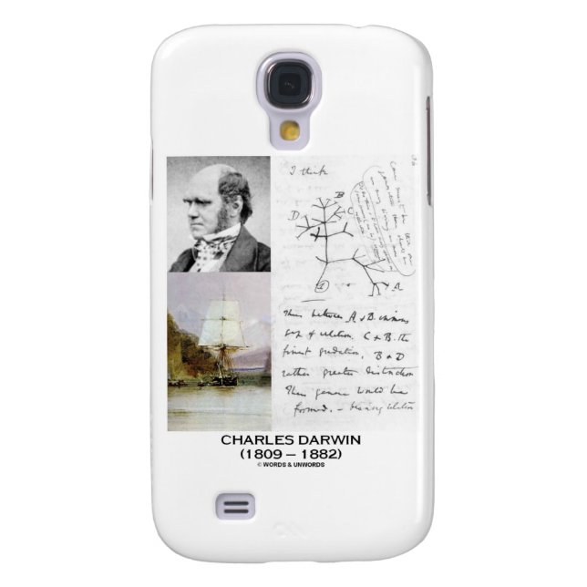 Charles Darwin (Darwin HMS Beagle Phylogenetics) Case-Mate Samsung Galaxy Case (Back)