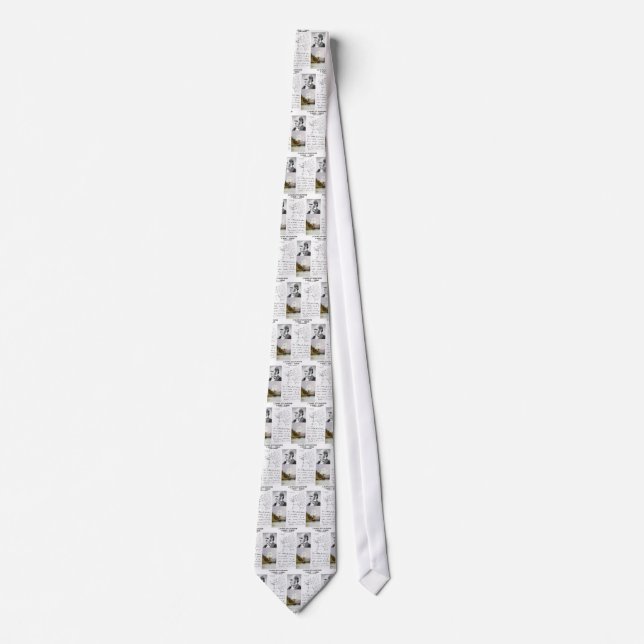 Charles Darwin (Darwin HMS Beagle Phylogenetics) Neck Tie (Front)
