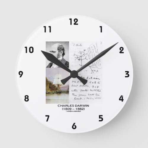 Charles Darwin Darwin HMS Beagle Phylogenetics Round Clock