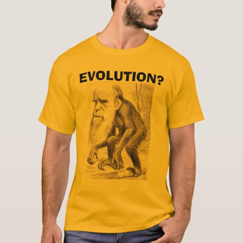 Charles Darwin Evolution T_Shirt