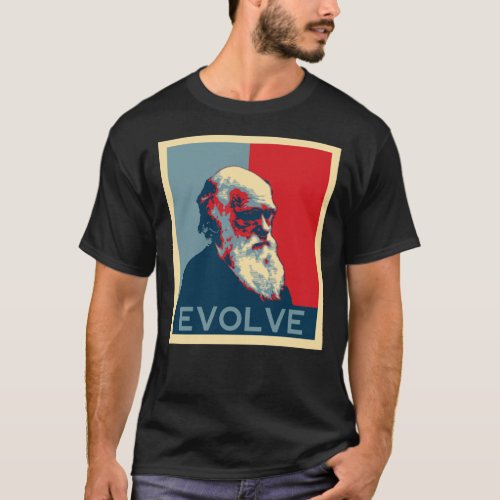 Charles Darwin Evolve Evolution Essential T_Shirt
