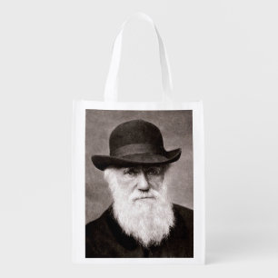 Charles Darwin Grocery Bag