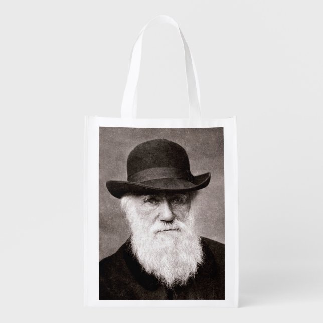 Charles Darwin Grocery Bag (Front)