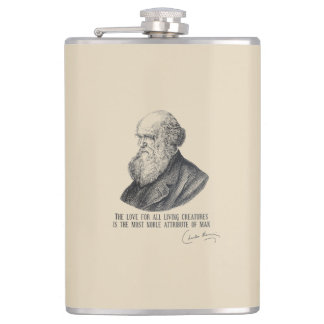 Charles Darwin: Love for Living Creatures Flask