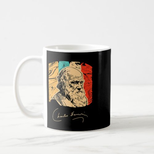 Charles Darwin Naturalist Biologist Scientist Retr Coffee Mug