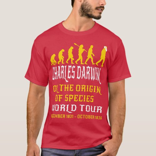 Charles Darwin Origin Species World our Evolve Sci T_Shirt