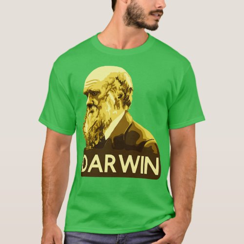 Charles Darwin Portrait 1 T_Shirt