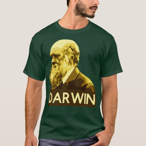 Charles Darwin Portrait 1 T_Shirt
