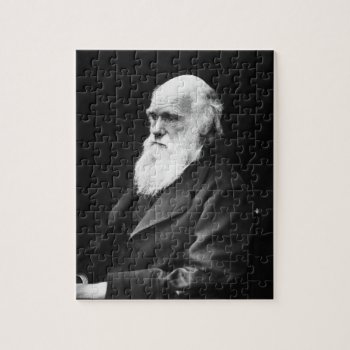 Charles Darwin Portrait Jigsaw Puzzle by Argos_Photography at Zazzle