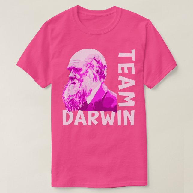 Charles Darwin Portrait T-Shirt (Design Front)