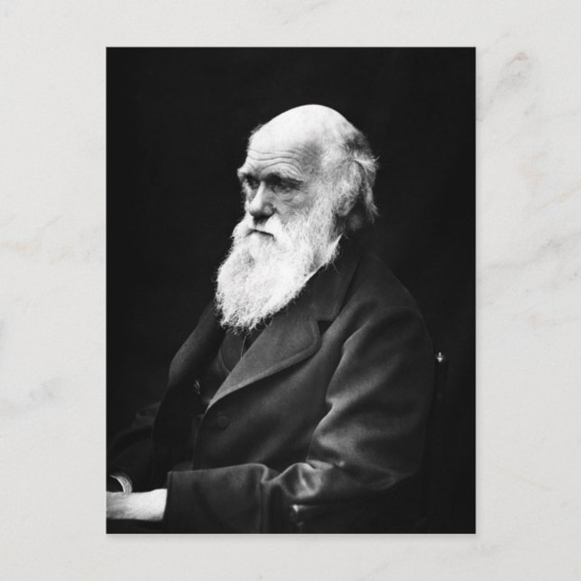 Charles Darwin postcard (Front)