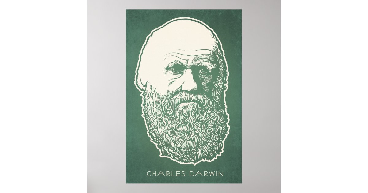 charles darwin biography poster