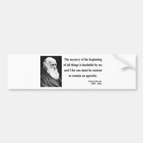 Charles Darwin Quote 5b Bumper Sticker