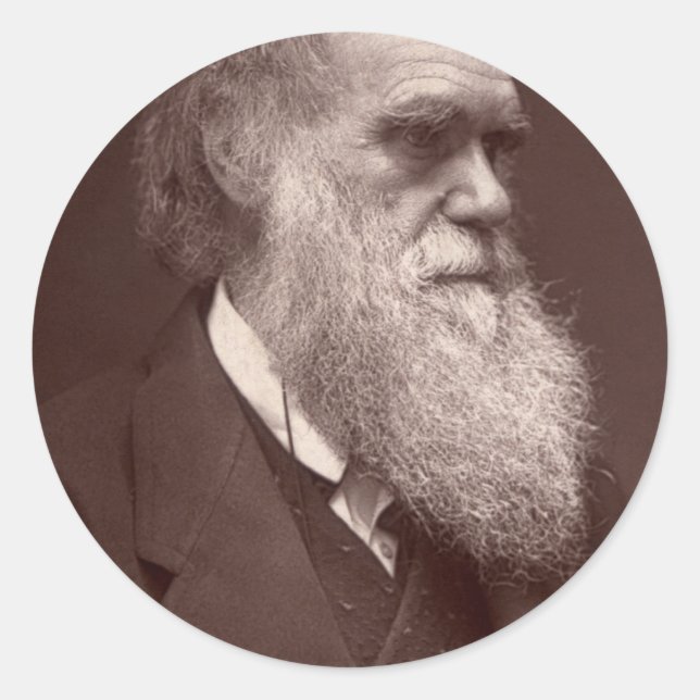 Charles Darwin Sticker (Front)