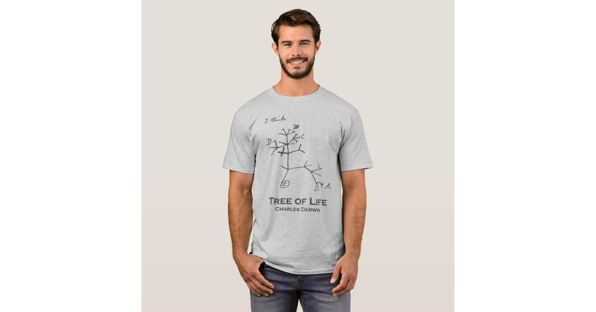 underholdning utilgivelig spiselige Charles Darwin - Tree of Life - I think - 01 T-Shirt | Zazzle