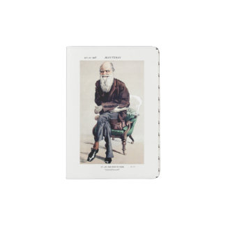 Charles Darwin Vanity Fair Illustration  Passport Holder