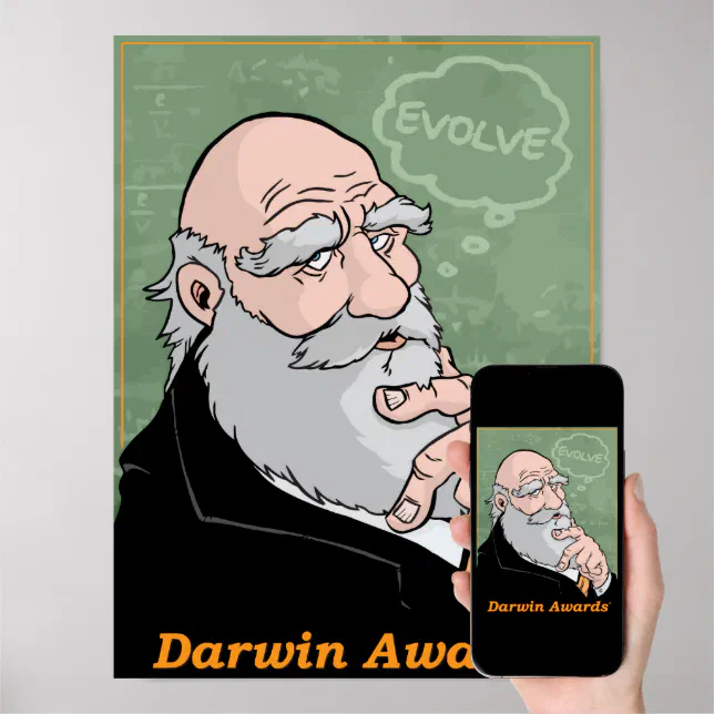 Charles Darwin's Advice Poster Zazzle
