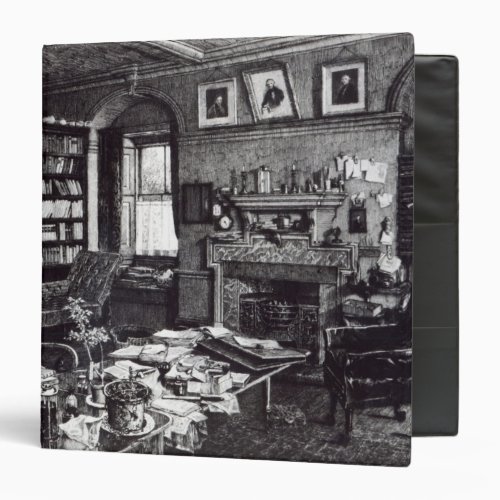 Charles Darwins study at Down House 1882 Binder