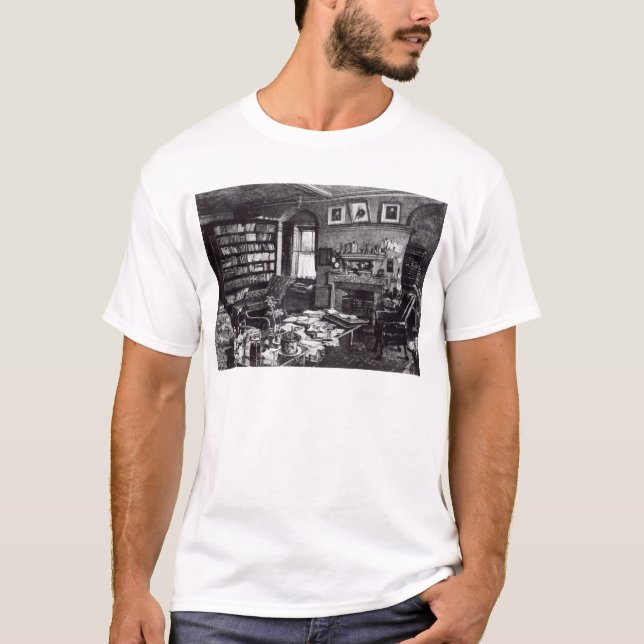 Charles Darwin's study at Down House, 1882 T-Shirt (Front)