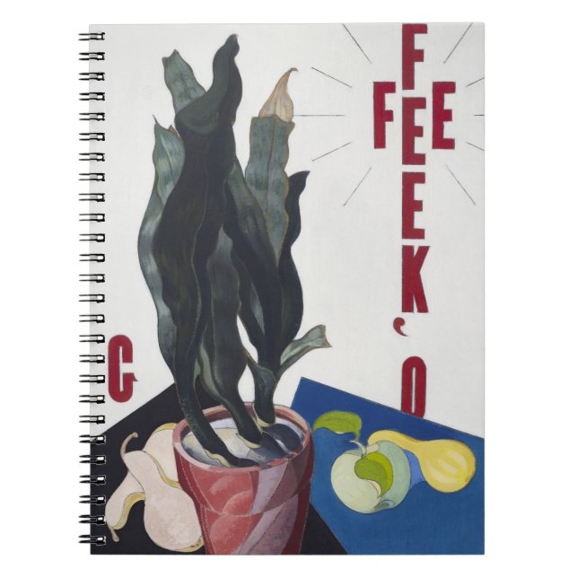 Charles Demuth Georgia O'Keeffe Poster Portrait Notebook (Front)
