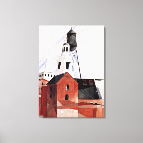 Charles Demuth painting Lancaster Canvas Print