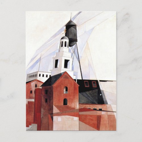 Charles Demuth painting Lancaster Postcard