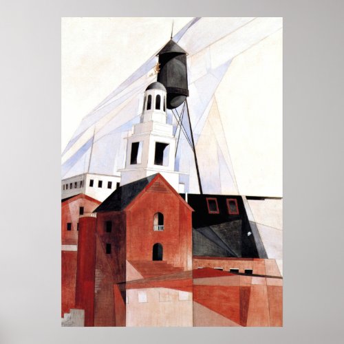 Charles Demuth painting Lancaster Poster