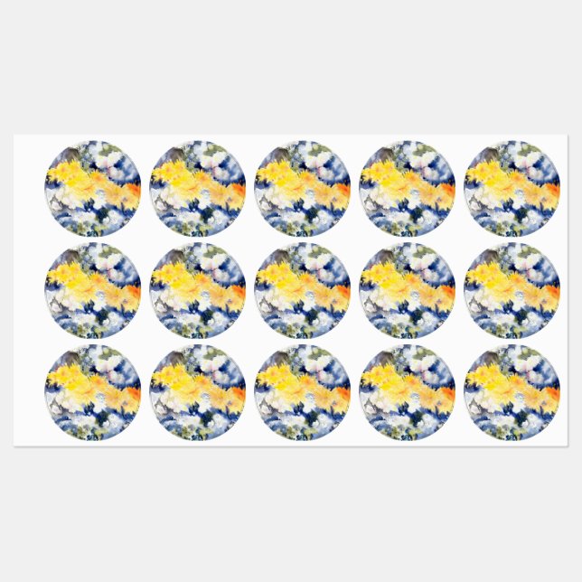 Charles Demuth  - Yellow and Blue Labels (Sheet)