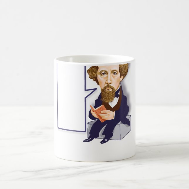 Charles Dickens (1812 – 1870) cup. Coffee Mug (Center)