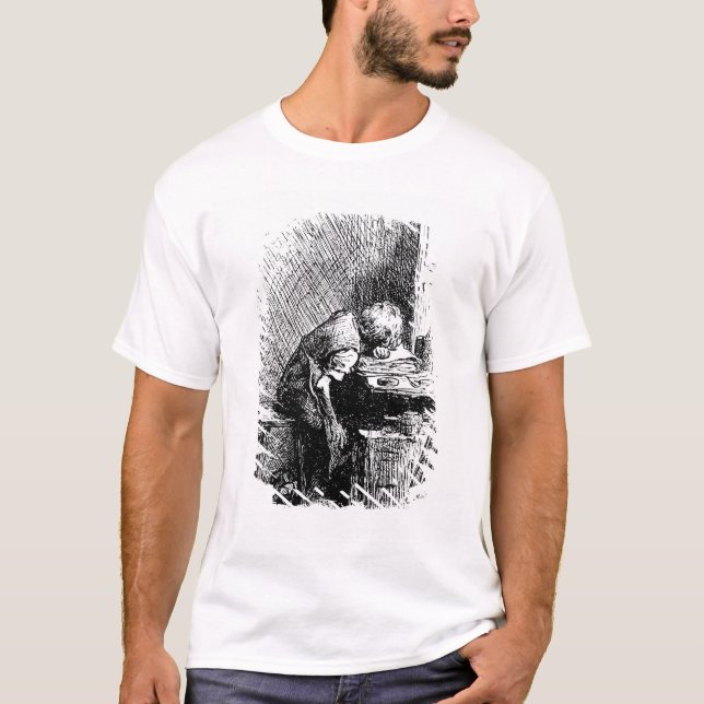 Charles Dickens at the Blacking Factory an T-Shirt (Front)