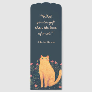 Charles Dickens Cat Quote Bookmarks
