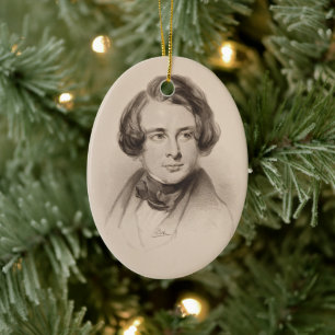 Charles Dickens Ceramic Ornament