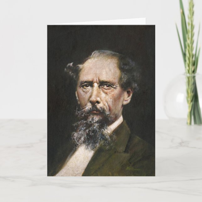 Charles Dickens Greetings Card (Front)