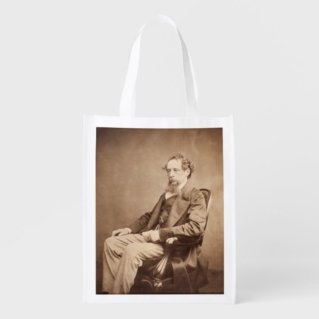 Charles Dickens Grocery Bag (Front)