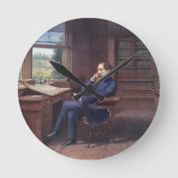 Charles Dickens in His Study