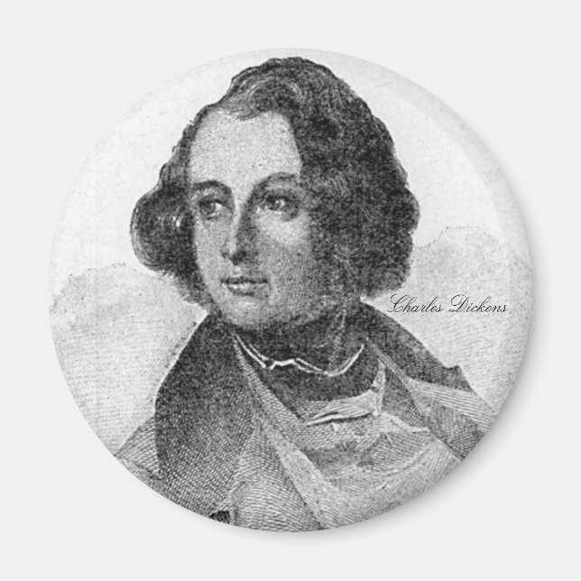 Charles Dickens Magnet (Front)
