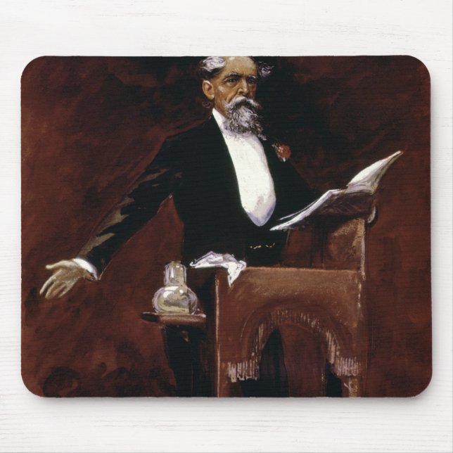 Charles Dickens Mouse Pad (Front)