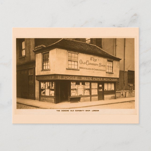 Charles Dickens Old Curiosity Shop London Postcard (Front)
