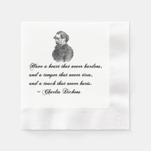 Charles Dickens Our Mutual Friend Quote Paper Napkins